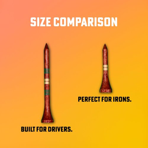 Palm Drive Golf Bamboo Tees (The Perfect Size)