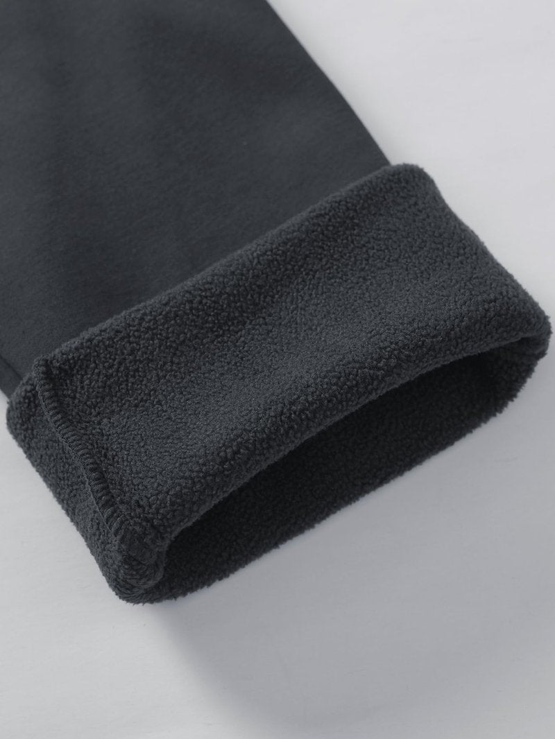 Weintee Men's 34" Inseam Tall Sweatpants Fleece Pants for Winter L Dim Gray
