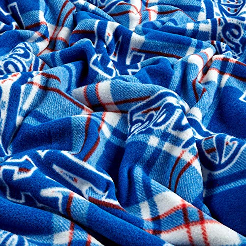 Los Angeles Dodgers Fleece Fabric by the Yard - 60" Wide, Anti-Pill