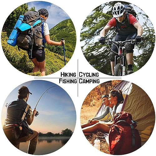 3" Aluminum Alloy Carabiner Clip - 2 Pack Colorful Keychain Hooks