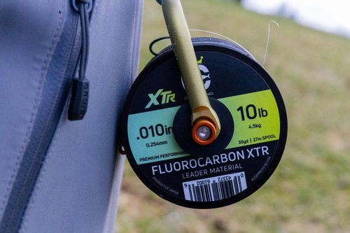 Cortland Fluorocarbon XTR Leader Material - High Strength Fishing Line | 30 Yards, Clear