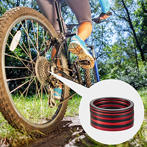 10 Pcs Bicycle Cassette Spacers for 7-11 Speed Freehub