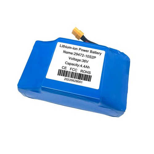 cokxiore 36V 4.4Ah H0vегвоard Lithium Battery Replacement with XT60 Plug and 6 Months Warranty by Factory, 500 Cycles>70% Capacity (20CELL), Assembly Method 10S2P