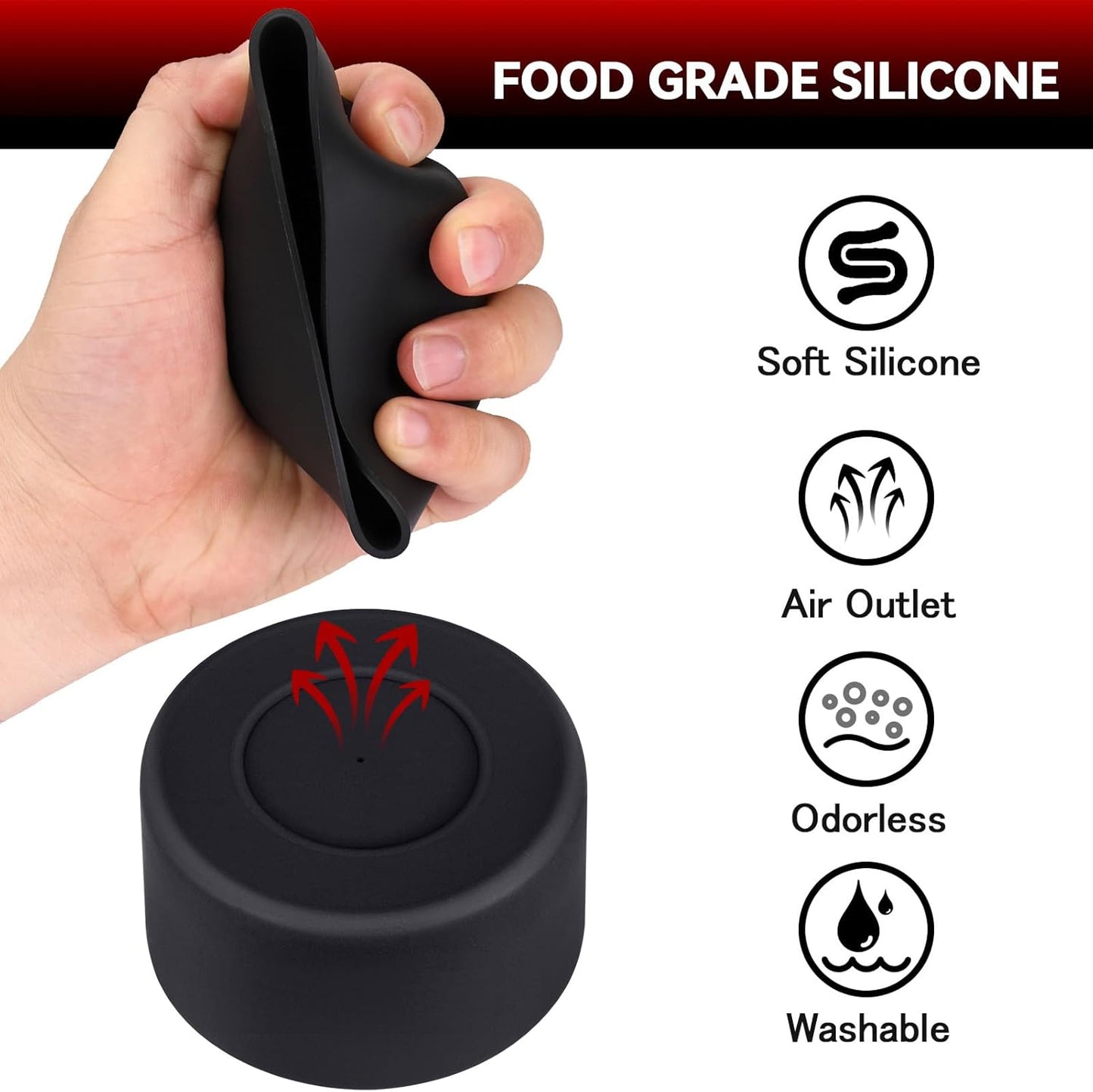 PICcircuit Silicone Bottoms for Stanley Boot | 2PCS for Quencher & Hydro Flask Tumblers - Scratch & Noise Protection