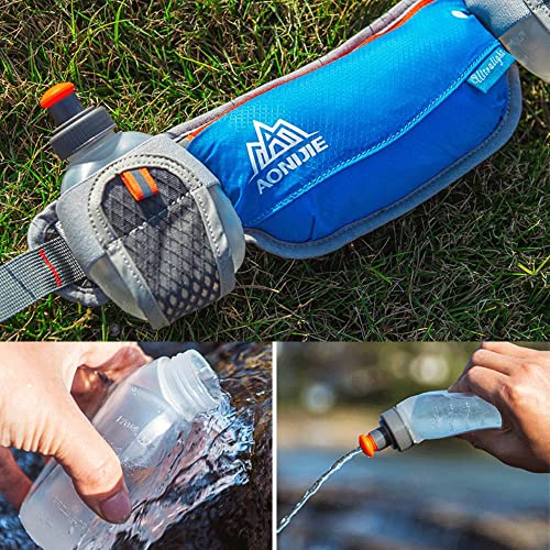 Running Hydration Belt with 2 BPA-Free Water Bottles - Rose