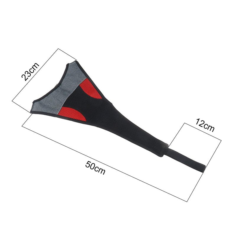SING F LTD 1x Fabric Bike Training Sweat Guard Bike Sweat Net for Bike Frame Protection and Sweat-Free, Red