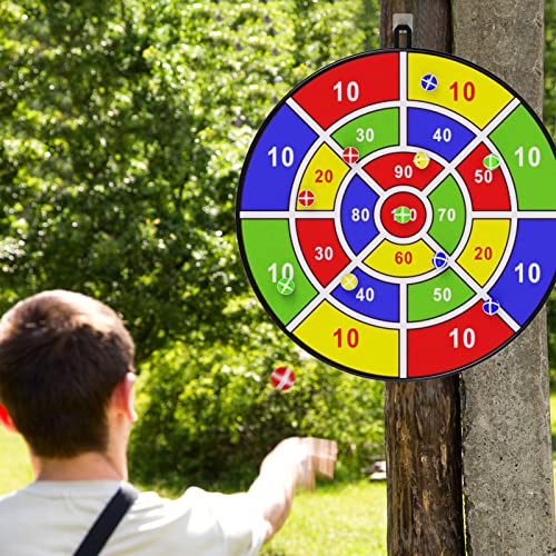 29-Inch Large Dart Board for Kids with 12 Sticky Balls - Indoor & Outdoor Fun