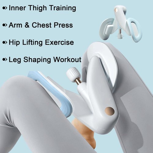 DaintyDelight Thigh Trainer & Exerciser Tool - Adjustable Resistance Pelvic Floor Trainer for Women, Inner Thigh Toner & Hip Strengthener (Green)