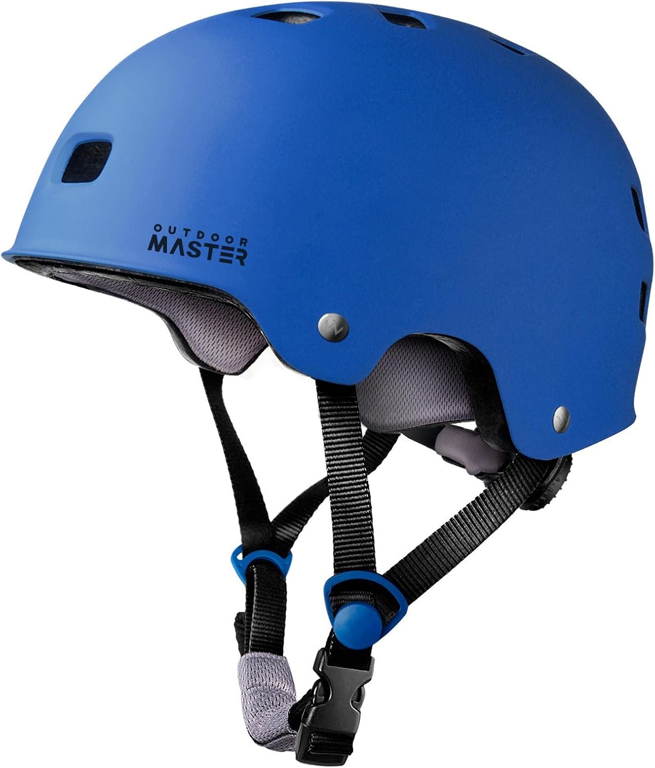 OutdoorMaster Skateboard Cycling Helmet - Multi-Sport Ventilation with Removable Liners | For Kids, Youth & Adults