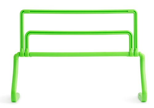 American Challenge Adjustable Multi-Height Hurdles for Soccer or Training (Set of 3, Neon Green)