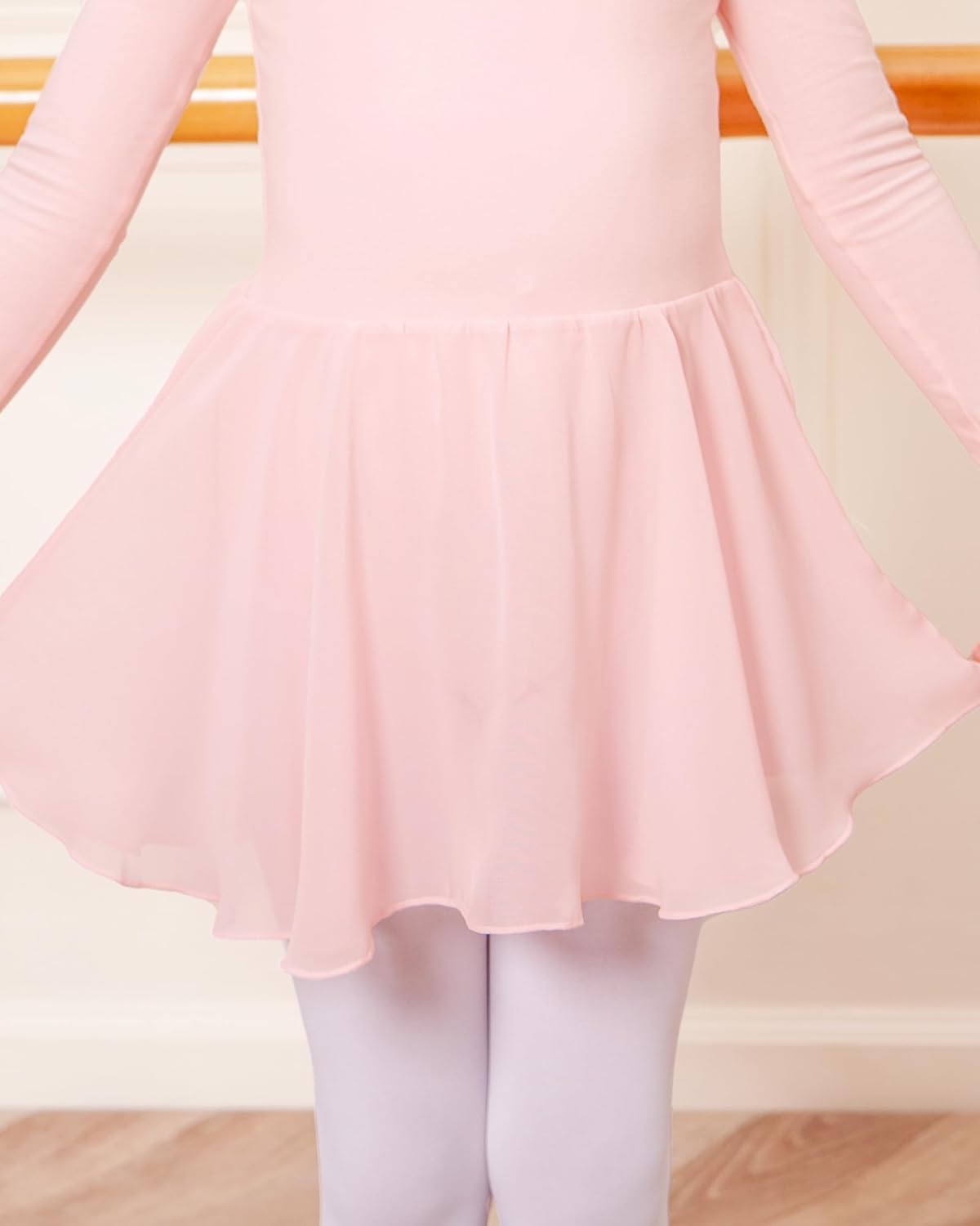 Stelle Ballet Leotard for Girls - Long Sleeve Toddler Dance Outfit with Skirt | Classic Style