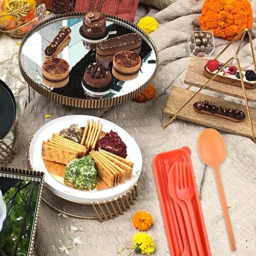 Reusable Travel Utensils Set with Case - 4 Color Options