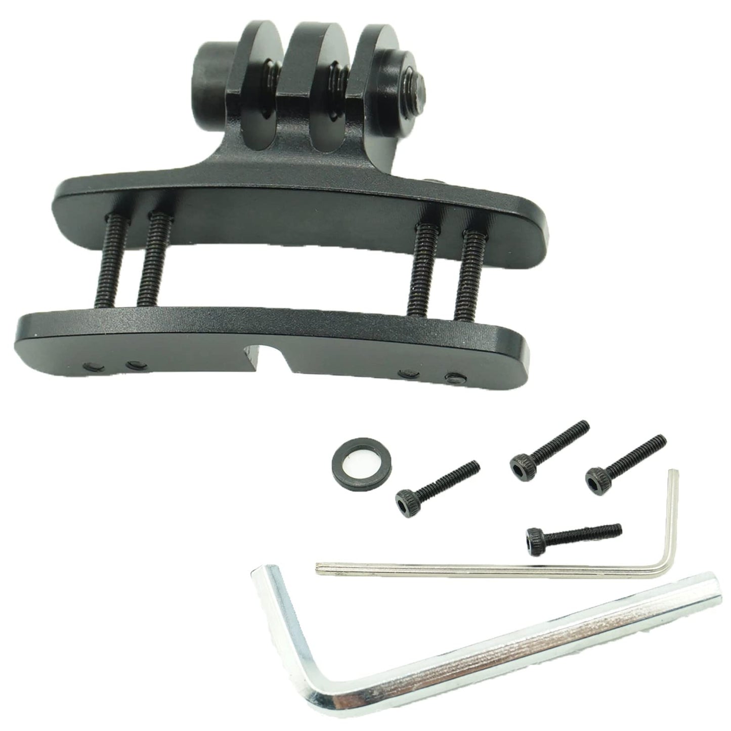 LYHgogo Paintball Mask Mount Clamps - Camera Goggle Connection Adapter Aluminum i4 i5 Go Pro EVS Helmet Base