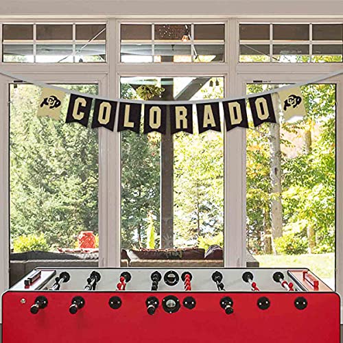Colorado Buffaloes Pennant Banner Flags for Game Room & Tailgating