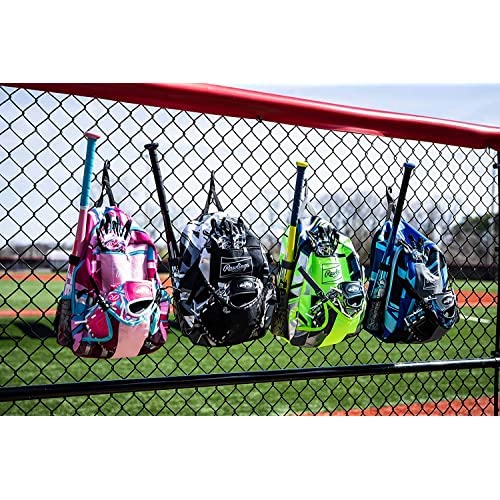 Rawlings Remix T-Ball Bat -12 Drop, 25 Inch Green Aluminum Youth Baseball Bat