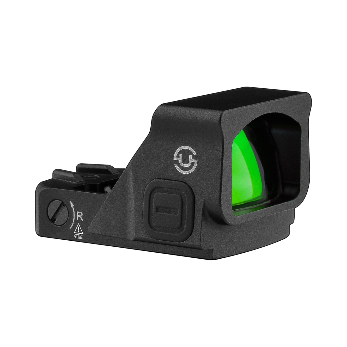 ZULISY Z1-G 4 MOA Micro Green Dot Sight, for RMS RMSc 407K Footprint Compact Pistol Mount, Shake Awake 1x22mm Mini Open Reflex Sight, 1 Click 1 MOA
