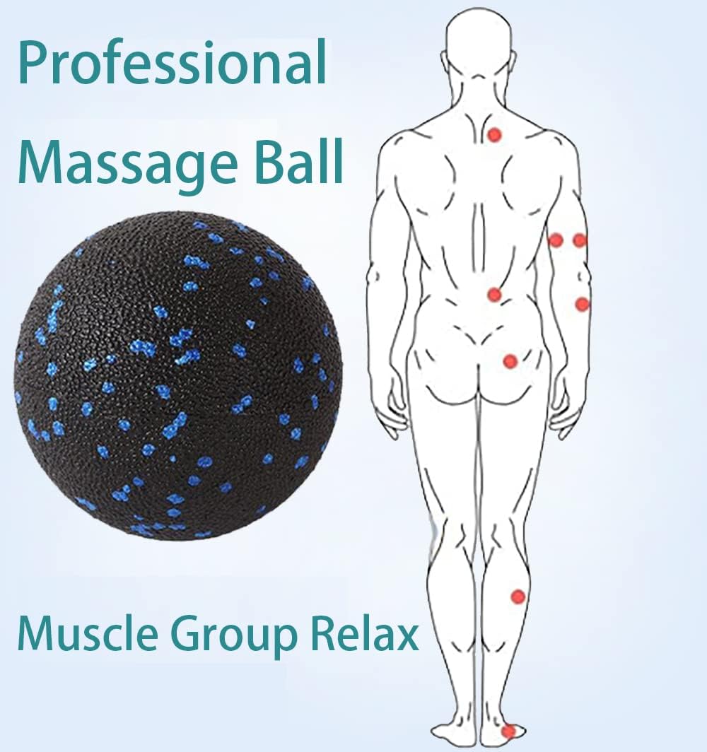 Mini Foam Roller - Trigger Point Therapy & Myofascial Release for Deep Tissue Massage | Peanut Ball
