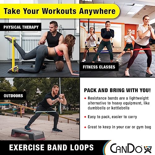 Resistance Band Loops - 10" for Arms - Heavy Blue