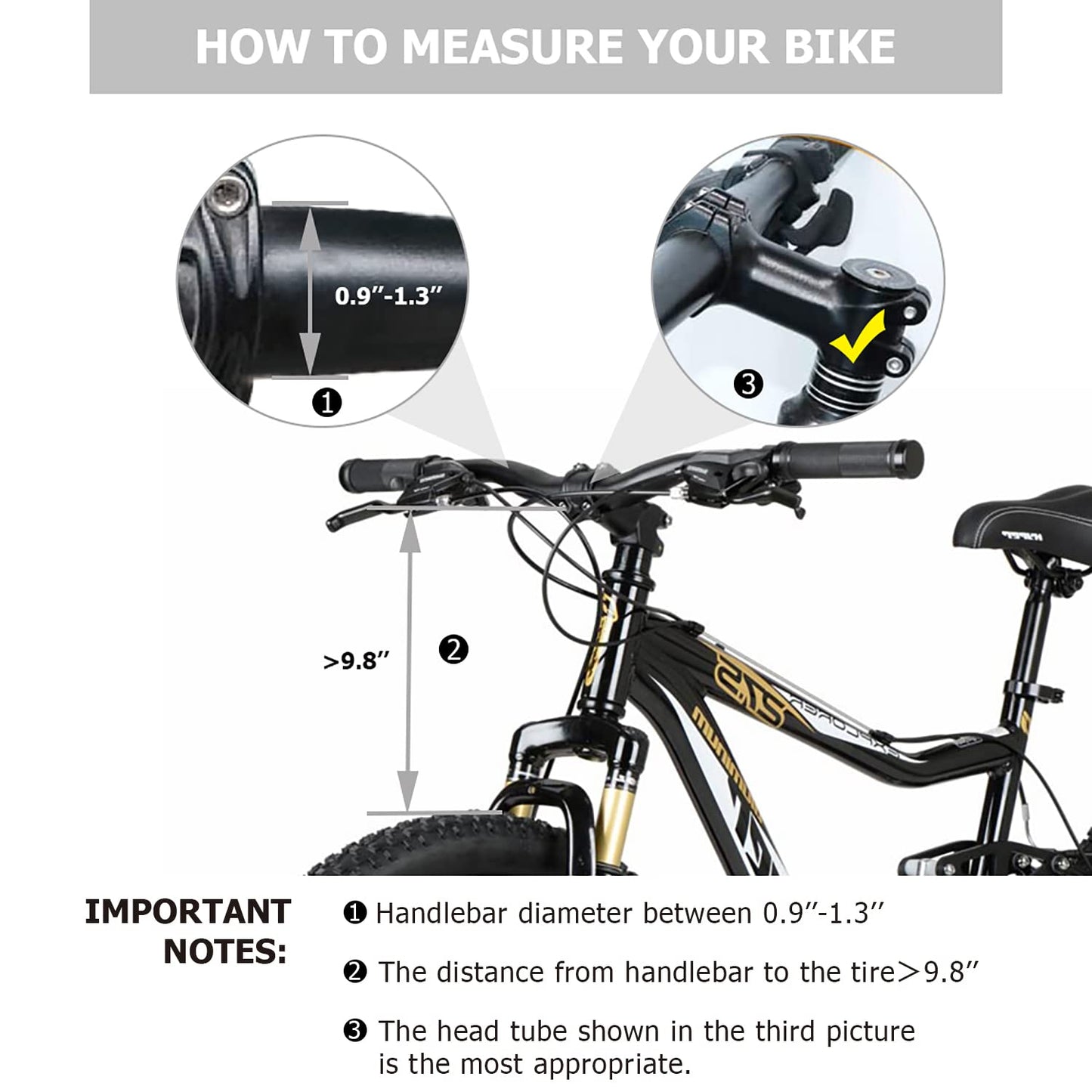 RAYMACE Bike Basket Adapter,Quick-Release Bicycle Basket Mounting Bracket Handlebar Accessories