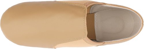 Linodes Unisex Jazz Dance Shoes - Slip-On Leather Upper for Men & Women | Comfortable Fit