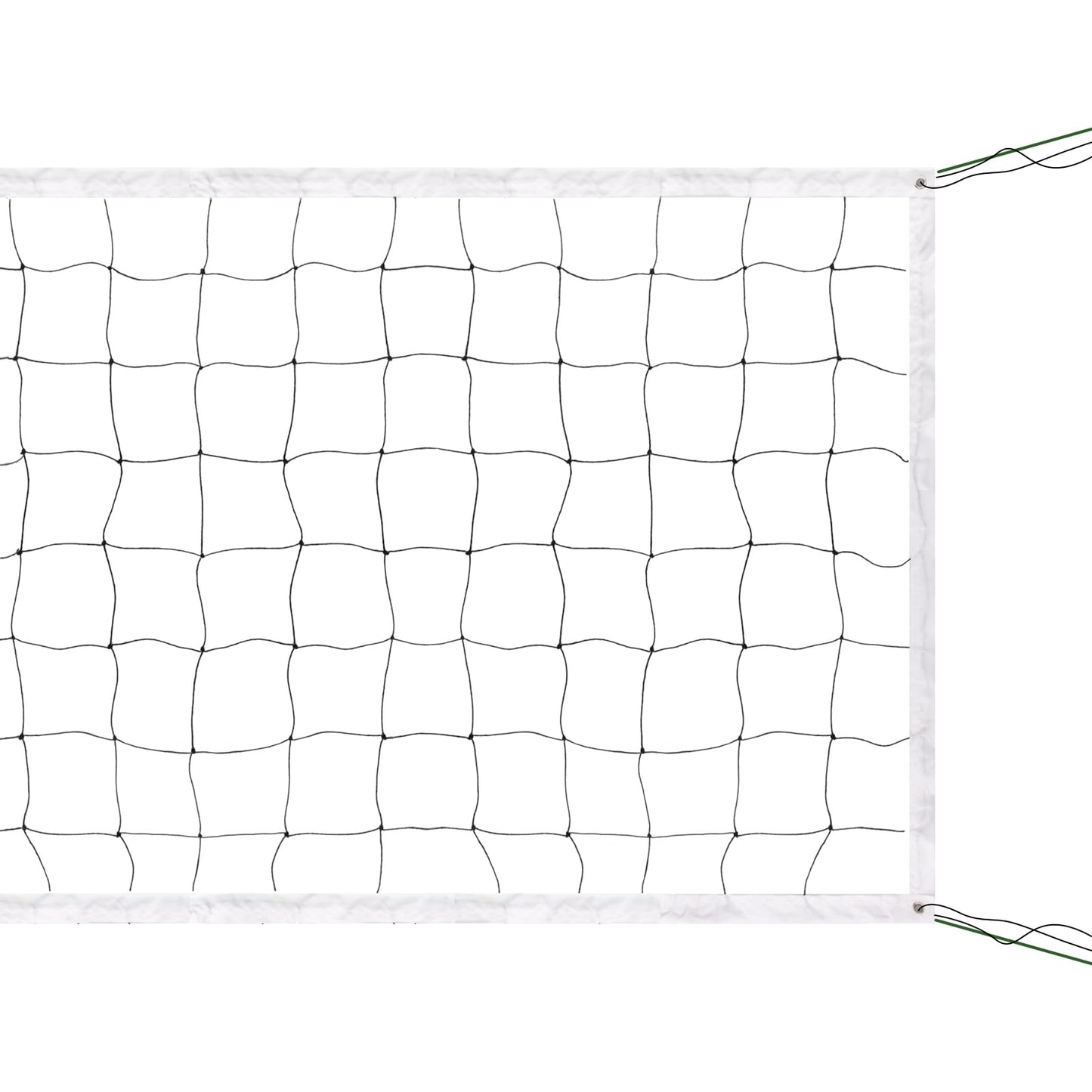 Professional Volleyball Net Outdoor,31.17x3.28ft Net, Canvas Edge Fitness Playground Volleyball Net (Black)