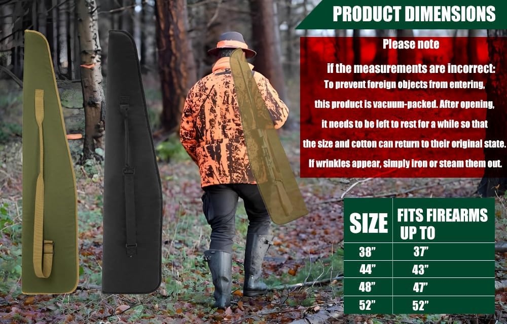 Skiennix Soft Rifle Case - Water-Resistant Tactical Bag with Adjustable Shoulder Strap | Classic Design
