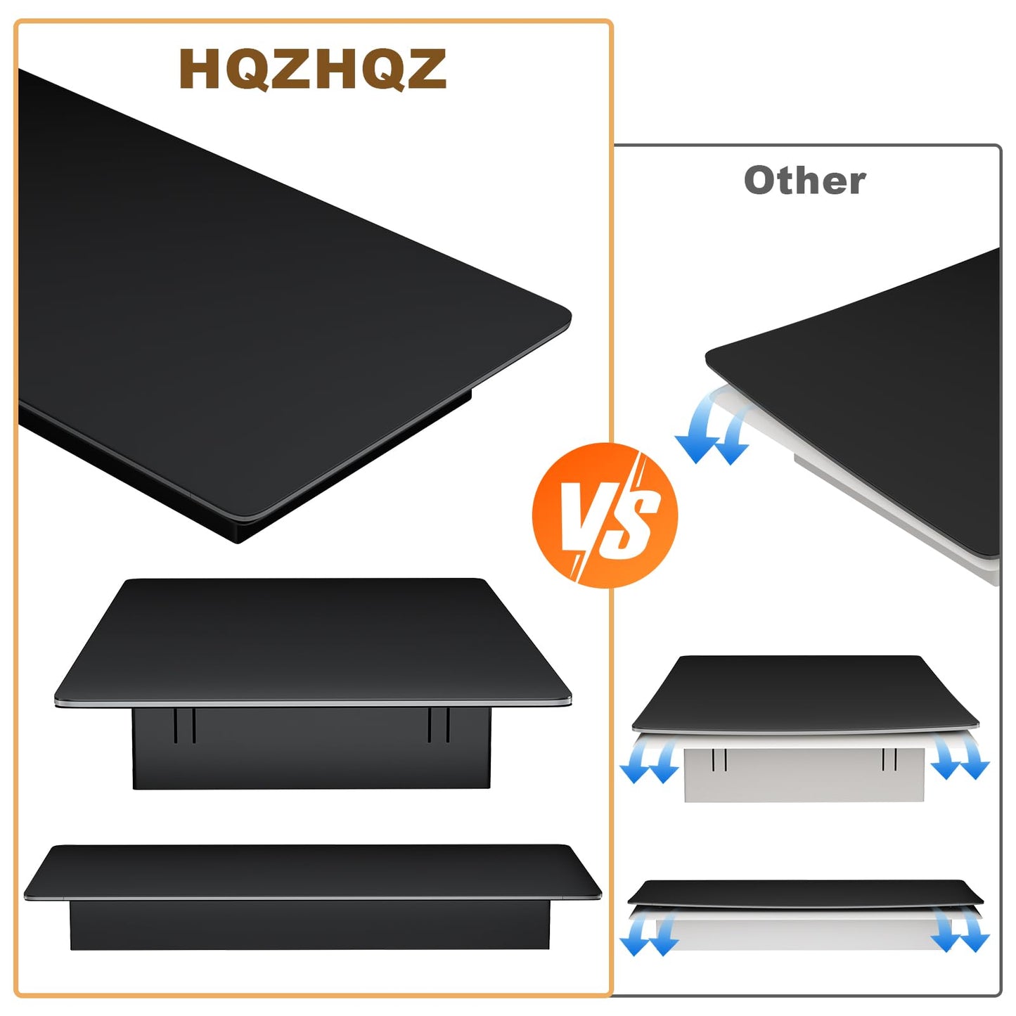 Magnetic Vent Covers 3 Pack, for Complete Sealing of Residential Standard Floor Vent Covers 5.5" X 12" for Floor Wall and Ceiling Vent Covers RV Residential HVAC and Air Conditioning Vents Black