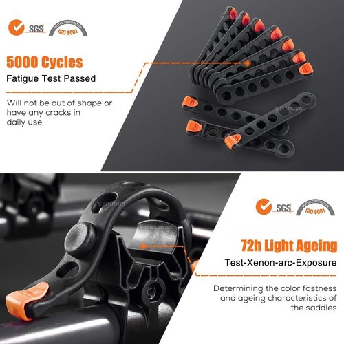 IKURAM R 4 Bike Rack Bicycle Carrier Racks Hitch Mount Double Foldable Rack for Cars, Trucks, SUV's and minivans with a 2" Hitch Receiver