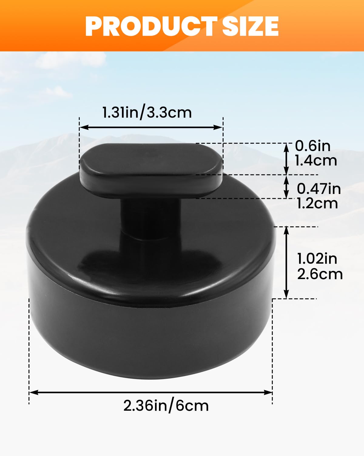 Seppicsa 4 Pcs Rubber Jack Pads Compatible with Corvette C5 C6 C7 C8, Corvette Lifting Pucks Floor Jack Lifting Puck Jack Pad Adapter, Frame Rail Protector