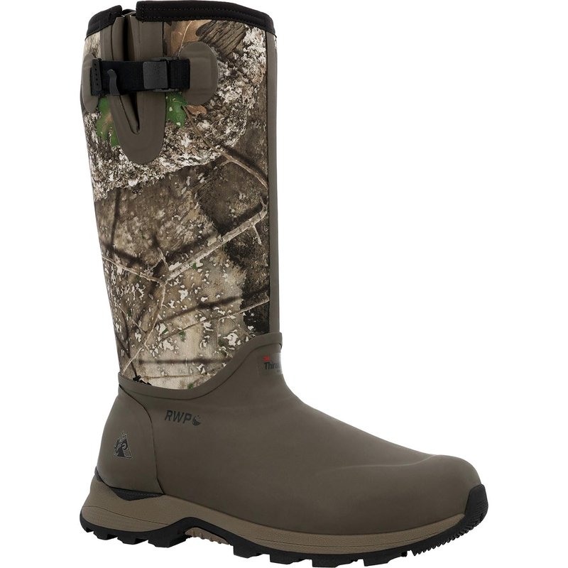 ROCKY Trophy Series 1000G Insulated Pull-On Boot, Realtree Apx, Size 13(M)