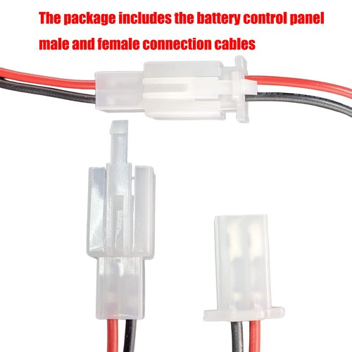 GLDYTIMES XLR Charging Port Socket for Razor MX500, MX650, Razor Crazy Cart SX500 McGrath Dirt Rocket, GT GT750, IZIP I1000, Mongoose M750, X-Treme X-600, Schwinn ST1000 3 Pin XLR Connector & Cable