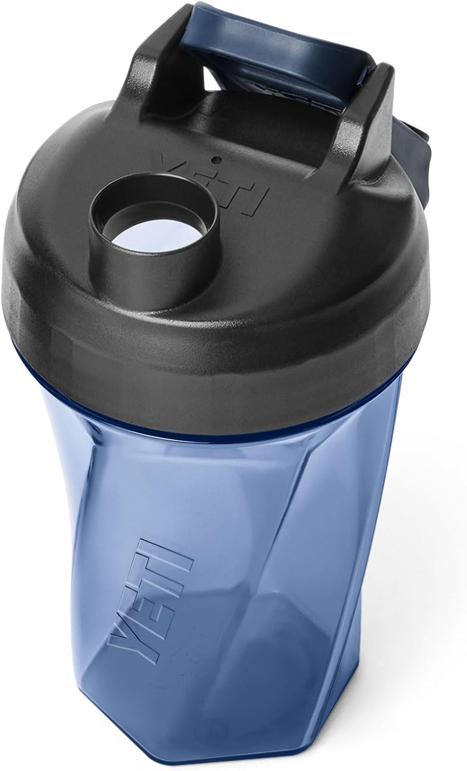 YETI Yonder Helimix Vortex Blender Shaker Bottle - 20oz | Portable Protein Drink Cup | Dishwasher Safe, Navy