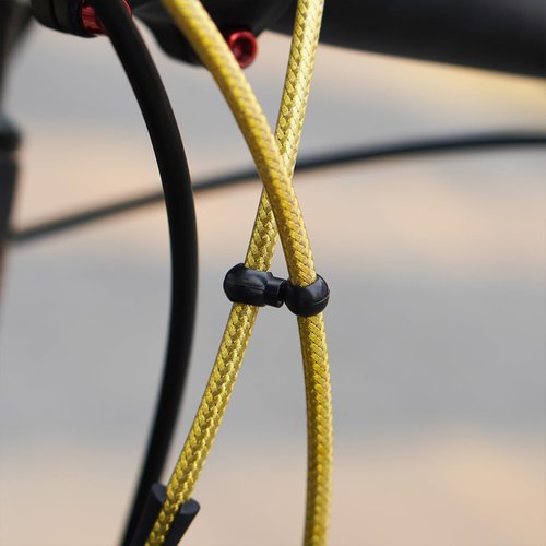 Chooee 2xPro Bike Brake Cable Kit For Road Bike,Bicycle Brake Cable Housing Coated Braided & Teflon Inner line For Road Bicycle, Black
