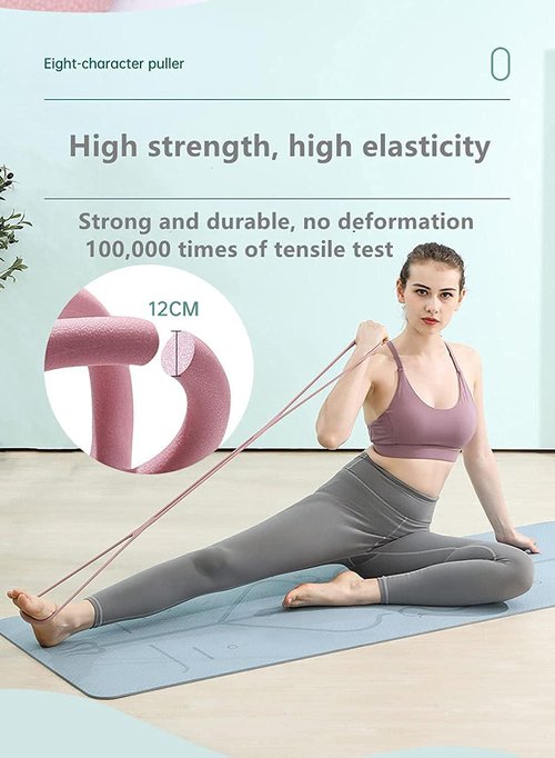 Figure 8 Resistance Band - Portable Elastic Fitness Tool for Strength Training & Physical Therapy