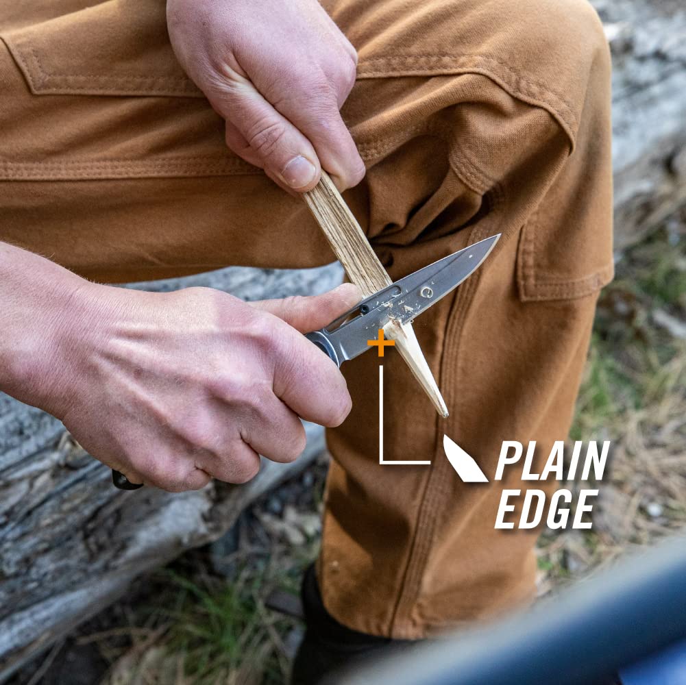 Gerber Gear Affinity, EDC 3.6" Folding Pocket Knife with Plain Edge Blade for Everyday Carry, Aluminum