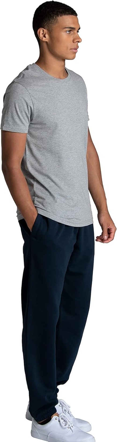 Fruit of the Loom Eversoft Fleece Sweatpants - Elastic Bottom, Pockets, Relaxed Fit, Moisture-Wicking