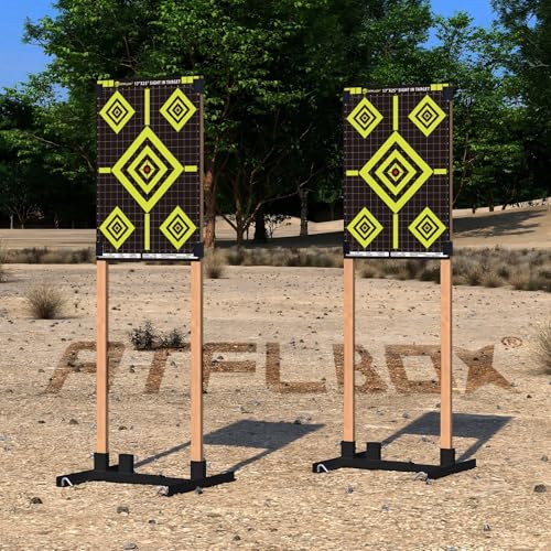 High Visibility Shooting Targets - 50 Pack, 17x25 Inch
