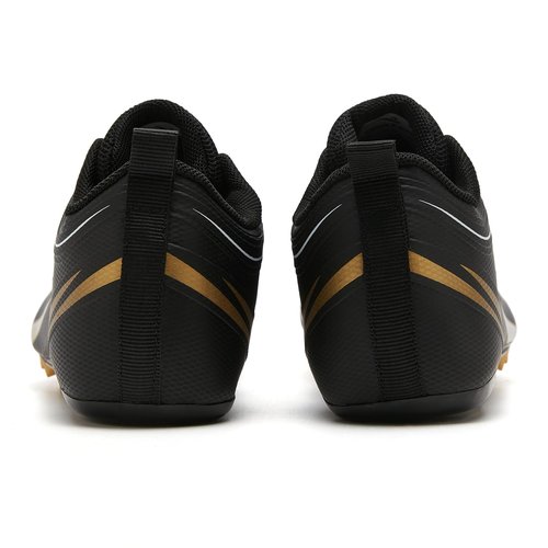 ORRZER Men's Track and Field Shoes Running Spike Women's Cross Country Mesh Breathable Lightweight Durable Youth Sneakers for Big Kids Athletics Black/Gold/White