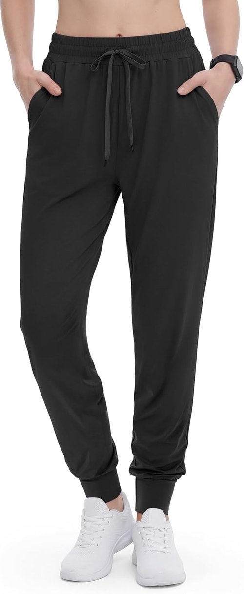 GAYHAY Women's Joggers with Pockets - Lightweight Sweatpants for Yoga, Lounge & Athletic Workouts