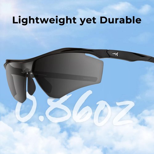KastKing Tenmile Polarized Sunglasses for Men & Women, UV Protection,Sport Sunglasses Cycling Fishing Outdoor