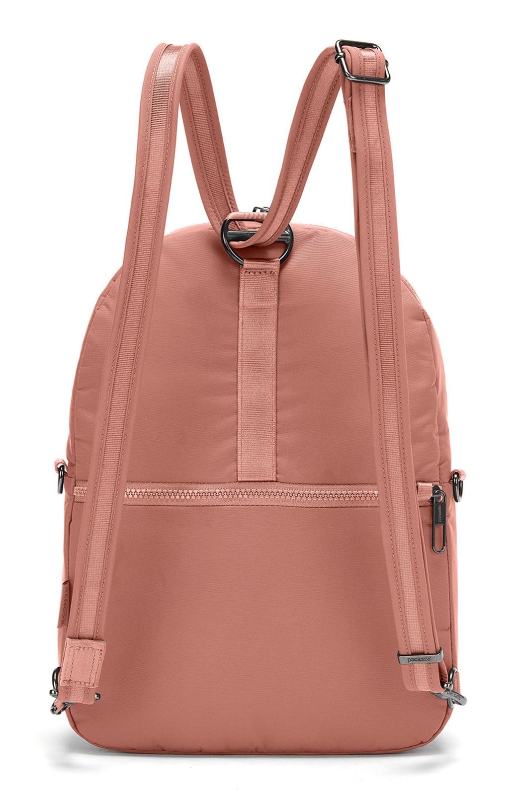 Pacsafe Women's Citysafe CX Anti Theft Convertible Backpack-Fits 11" Tablet, ECONYL Rose