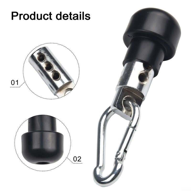 Gym Machine Cable Stoppers, Gym Fitness Cable Connector Ball Stopper Exercise Equipment Wire Rope Joint for Exercise Workout Home