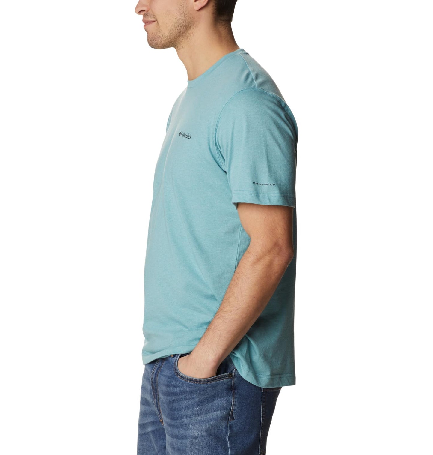 Columbia Men's Thistletown Hills Short Sleeve, Shasta Heather, Medium