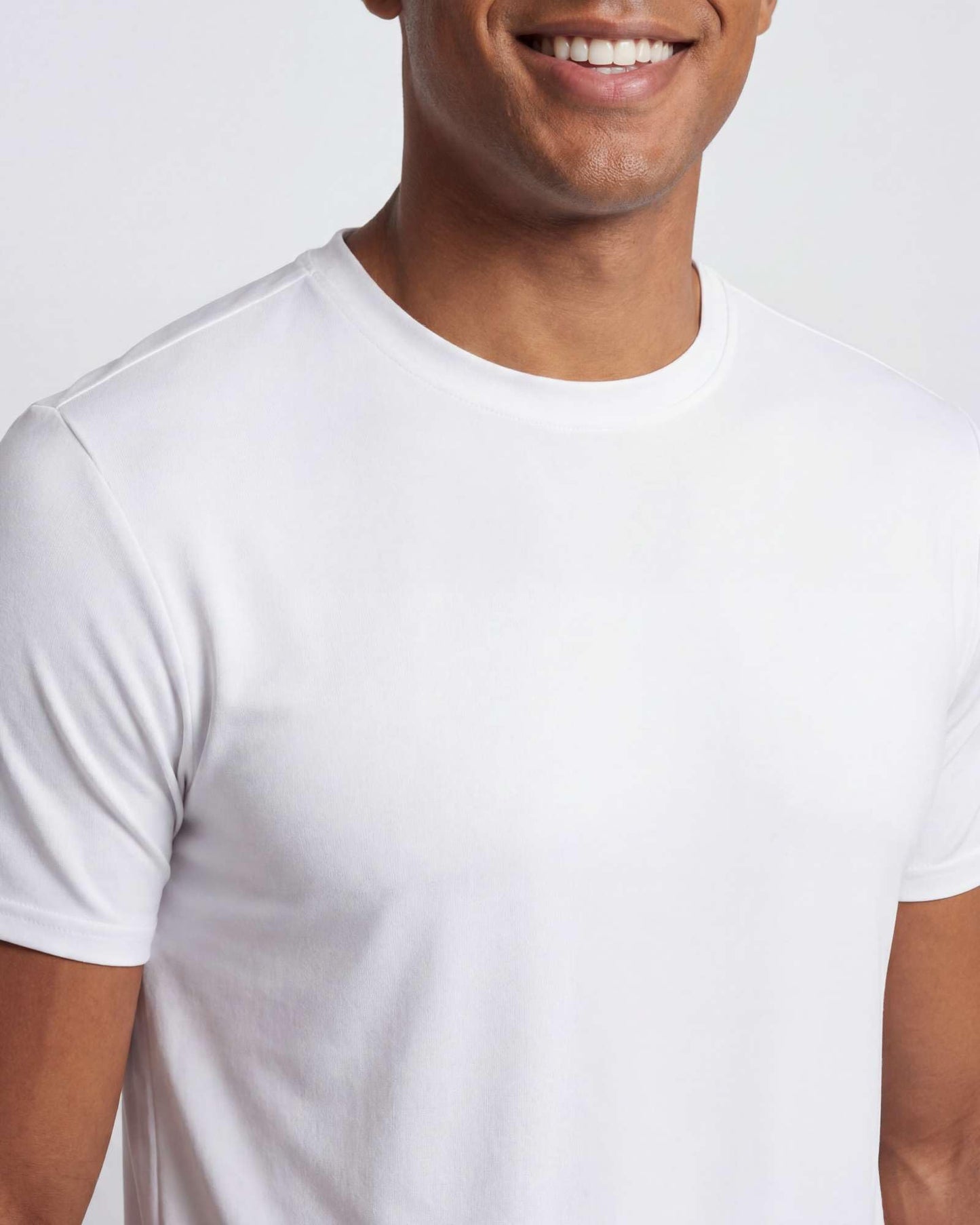 Real Essentials 5 Pack: Men's Dry-Fit Short Sleeve Crew Neck T Shirts Fitness Running Gym Workout Cool Exercise Athletic Tee, Set 9, Small