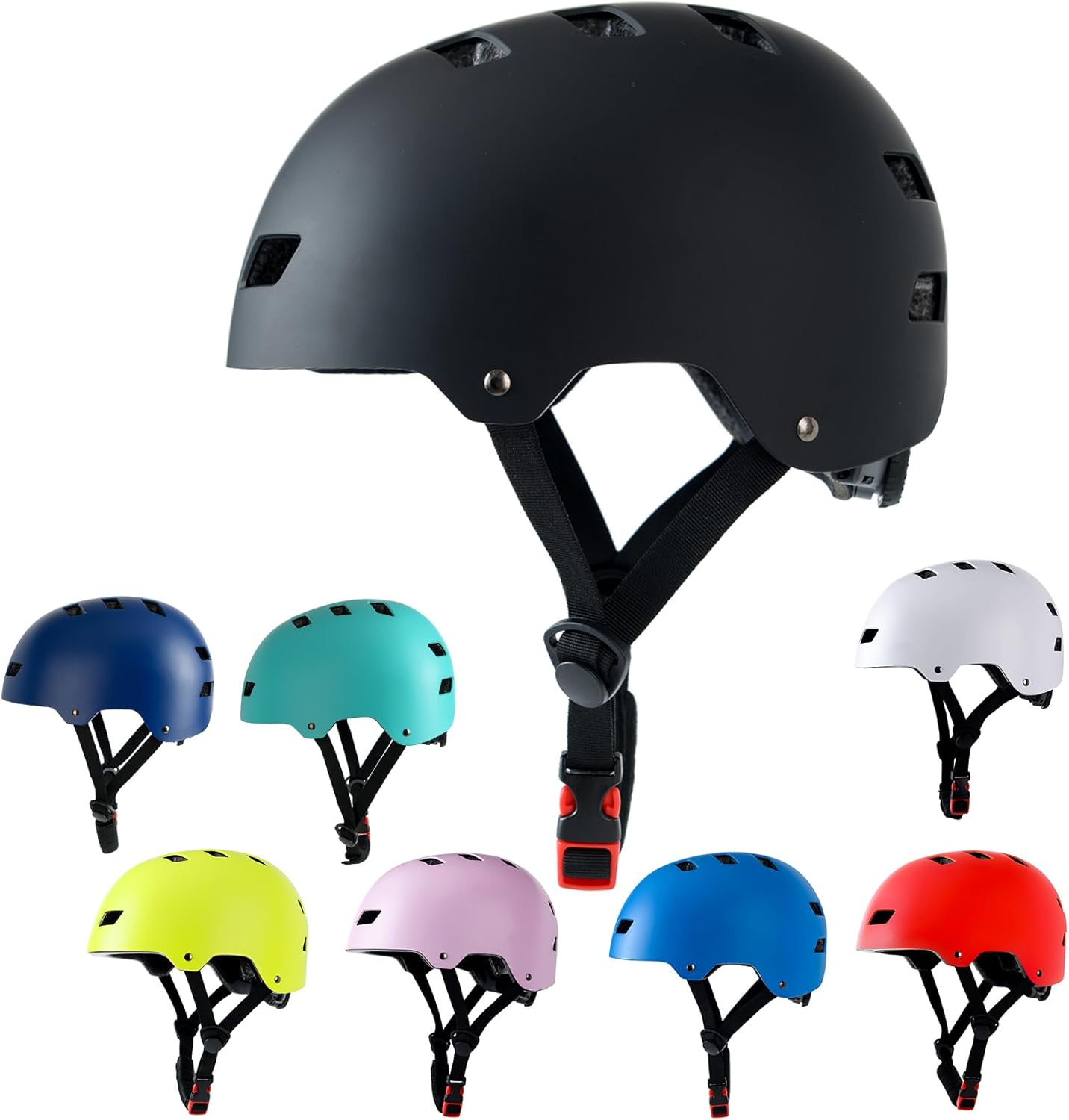 Bavilk Bike Helmet - Adjustable Multi-Sport Protection for Teens & Adults | 3 Sizes Available