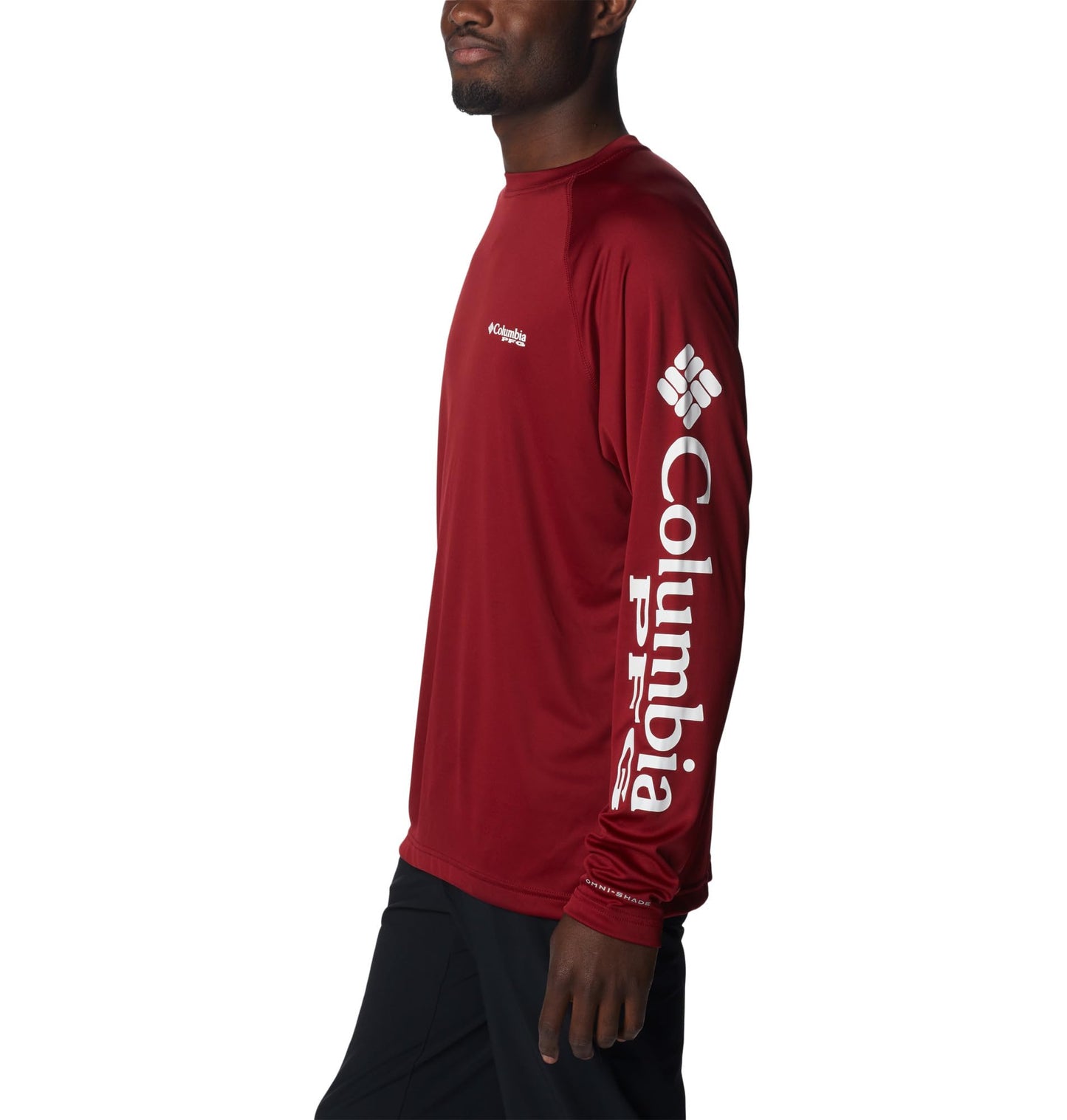 Columbia Men's Terminal Tackle Long Sleeve Big Shirt, Teal/Kettle Logo, 2X