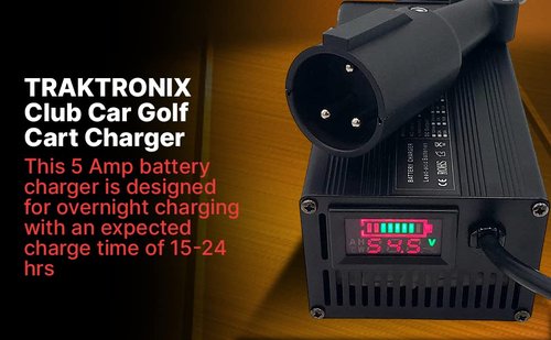 Club Car Golf Cart Battery Charger with Display 48 Volt