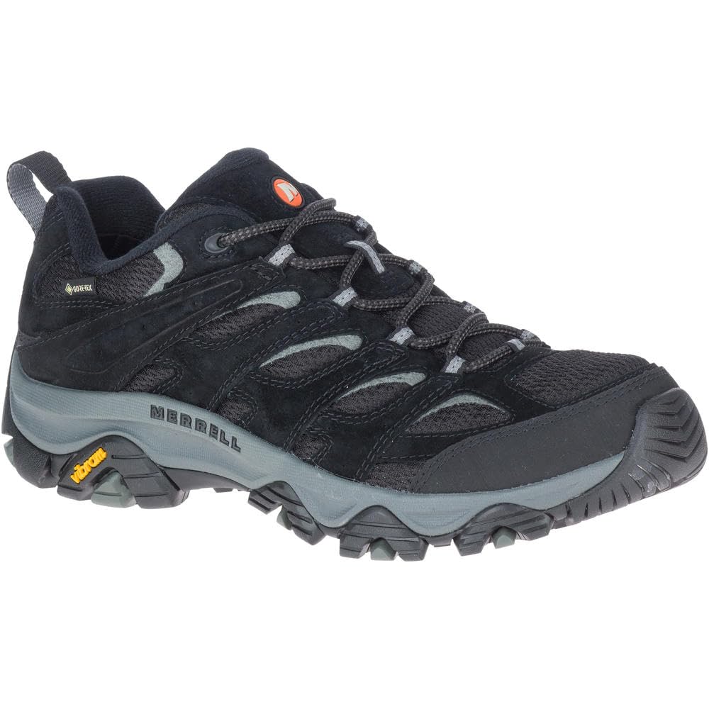 Merrell Men's Moab 3 GTX Hiking Shoes, Grey Black, 11.5