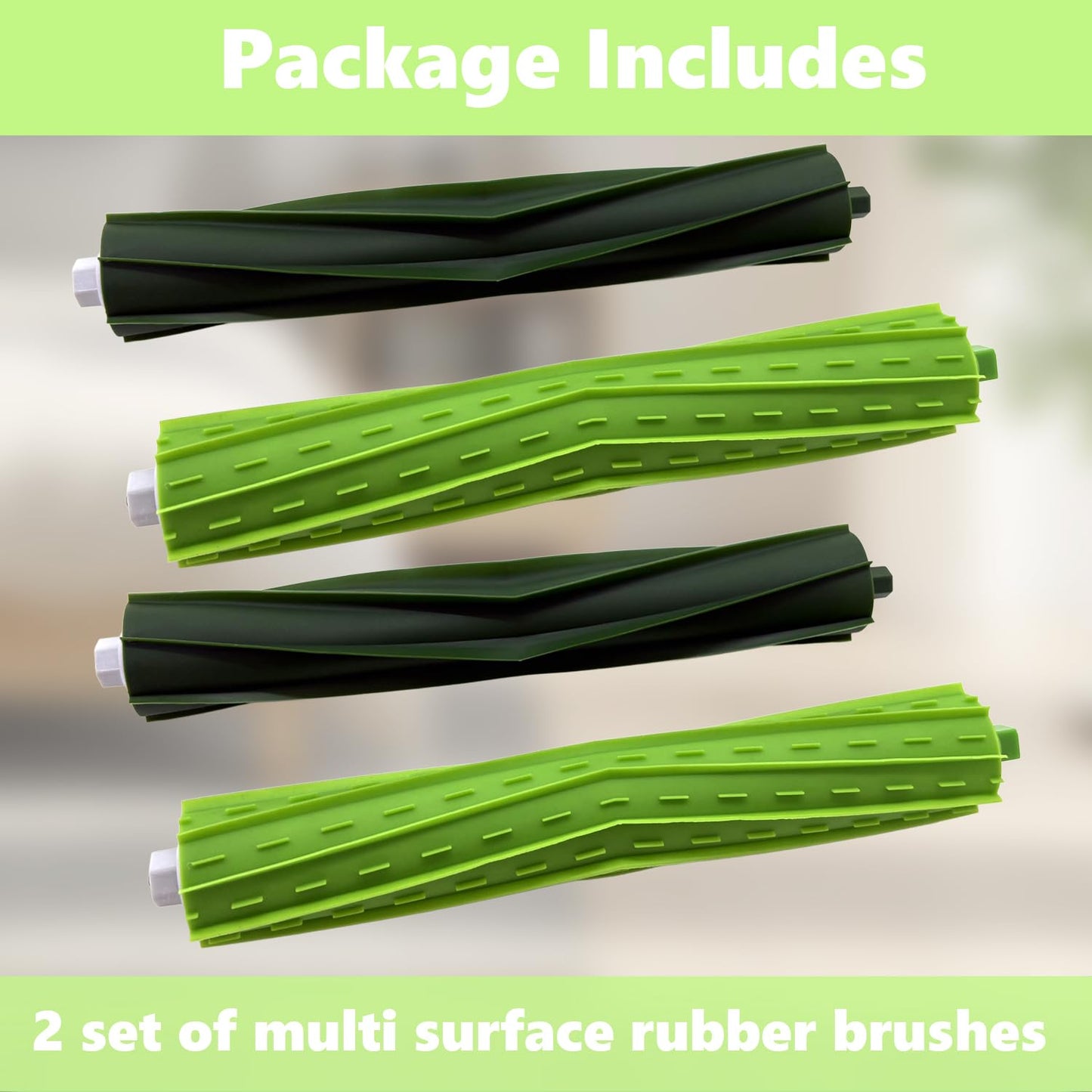 FUNFDWU 2 Sets Replacement Brush Parts Compatible with Roomba i, e & j Series – Fits i3 i3+ i4 i4+ i6 i6+ i7 i7+ i8 i8+, e5 e6 e7, j6+ j7 j7+, Combo j5 j5+, Combo i5 i5+ Vacuum Cleaner Roller Brushes