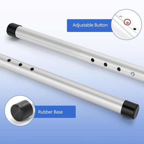 GearRoot Portable Golf Travel Bag Support Pole, Aluminum Alloy Rod Golf Club Protector with ABS Support Cover, Anti-Impact Club Travel Bag Support System Protect Clubs from Impact, Blue